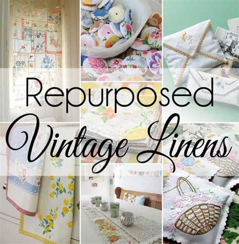 15 Cute Ways To Repurpose Vintage Linens