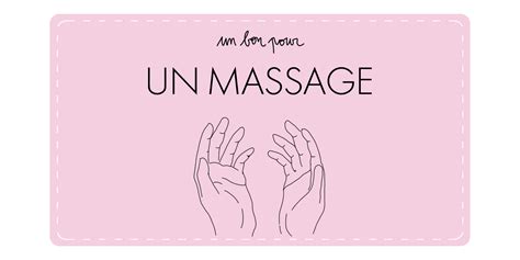 Exemple Bon De Massage