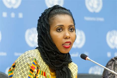 Jaha Dukureh Activist And Fgm Survivor Speaks To Journalists At A Press Conference On Engaging