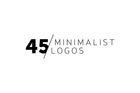 45 Minimalist Logos Branding And Logo Templates ~ Creative Market