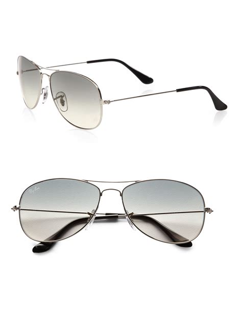 Ray Ban New Classic Aviators In Smoke Gray For Men Lyst