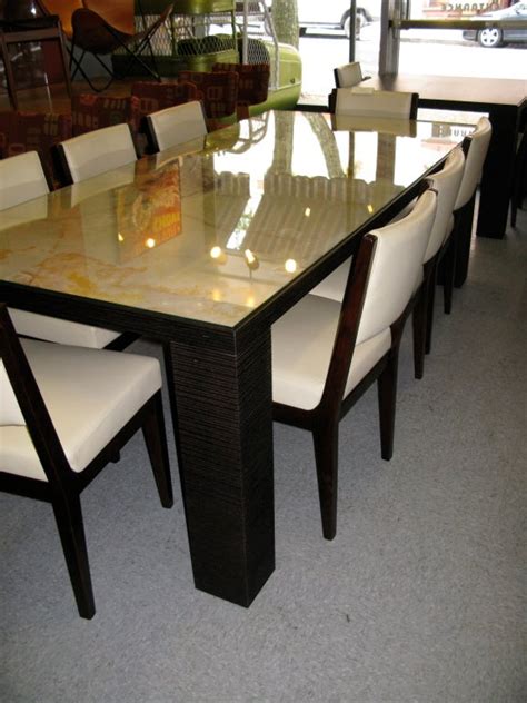 32 amazing dining tables for small spaces (space saving ideas). Amazing Custom Made Onyx Dining Table With Pull-outs at ...