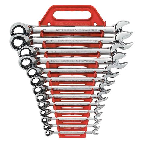 For additional knuckle clearance, it provides a 15 degree offset at the box end. GearWrench® 9509N - Reversible Combinatio Ratcheting ...
