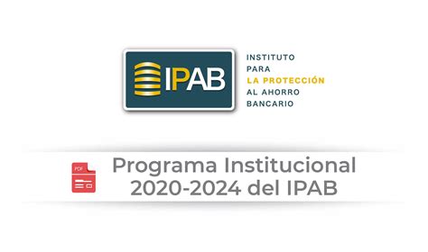 Programa Institucional 2020 2024 Del Ipab Instituto Para La