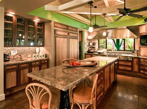 Hawaiian Cottage Style Tropical Kitchen Hawaii By Fine Design