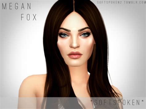 Megan Fox By Softspoken At Tsr Sims 4 Updates