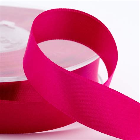 Mm Cerise Pink Satin Ribbon M By Favour Lane