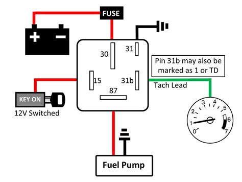 Fuel Pump Relay Wiring Diagrams