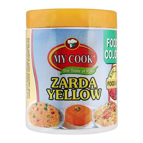 Buy My Cook Food Color 25gm Zarda Yellow At Best Price Grocerapp