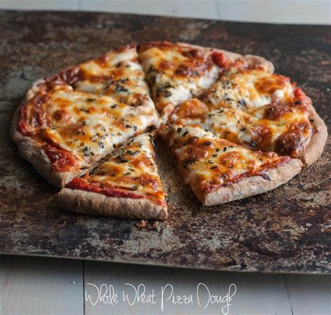Fail Proof Whole Wheat Pizza Dough Sweetphi Recipe Healthy Pizza