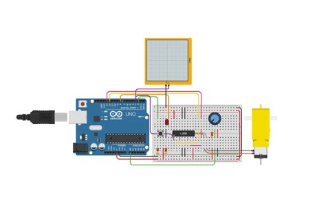 Circuit Design Simple Motor Control Arduino And L293d Tinkercad