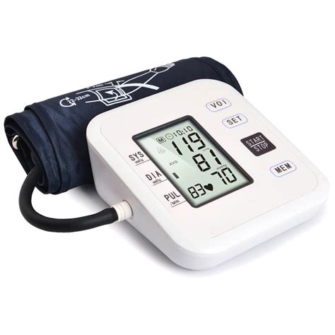 Upper Arm Style Automatic Electronic Blood Pressure Monitor With Large