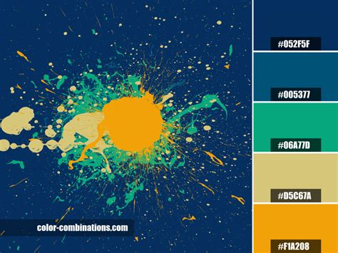 Combining pinks, blues, greens, yellows and purples for bold, bright results, by beauty bay bright matte please note: Retro Blue Green Yellow Color Palette | Color-Combinations.com