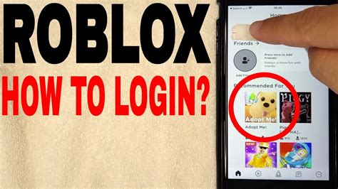 How To Log In To Roblox Account 🔴 Youtube