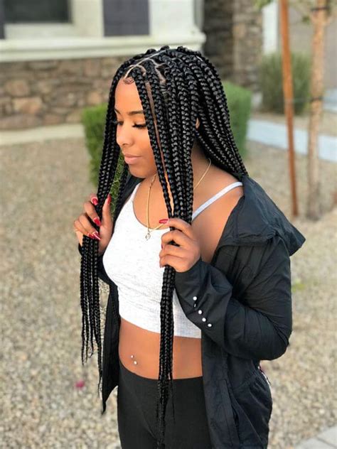 37 Lemonade Medium Box Braids Hairstyles To Try In