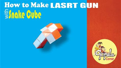 How To Make Laser Gun With Snake Cube Youtube