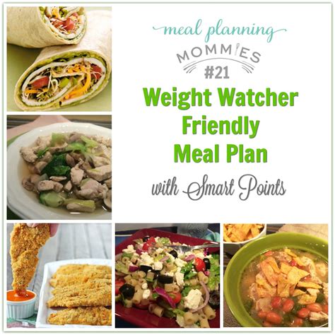 Weight Watcher Friendly Meal Plan 21 With Freestyle Smart Points