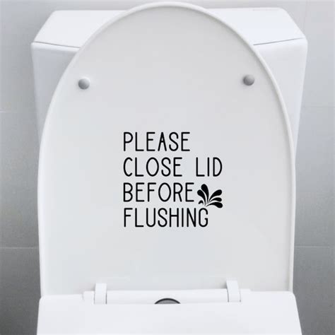 Close Toilet Lid Etsy