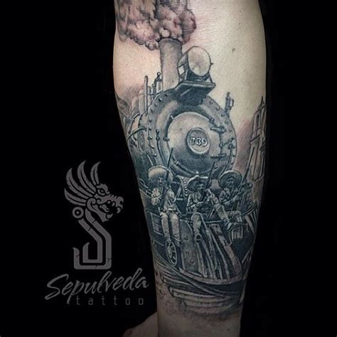 Revolution tattoo was established in 2004 by owners omar and cheri gutierrez out of a need to create a shop that is equally artist and client friendly. Mexican revolution theme sleeve. # mexicanrevolution # ...