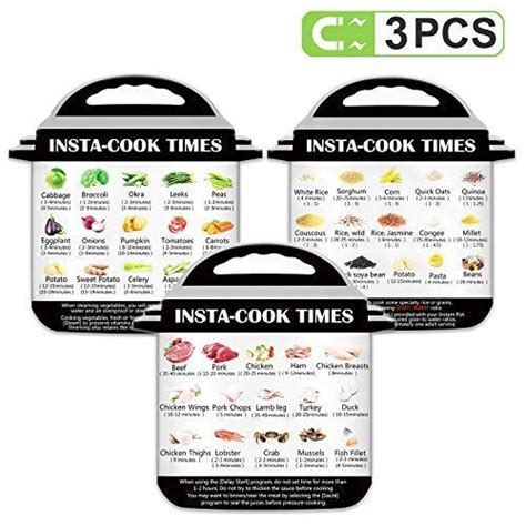 Then, after the flame has been correctly lowered, it will blows only slightly from time to time. 3 Pack Electric Pressure Cooker Cook Times (Food Images ...