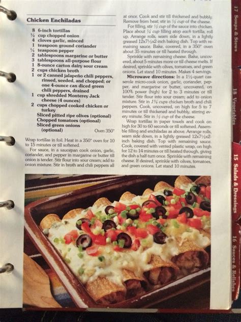 Better homes and gardens recipes are a testament to the outstanding foods created by experts, celebrity chefs, and home cooks. Chicken enchiladas! Super easy. This recipe is from an old ...