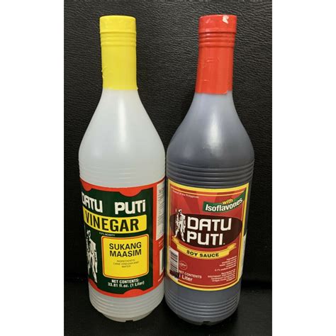 Datu Puti 1l Combo Value Pack Filipino Soy Sauce With Isoflavones And