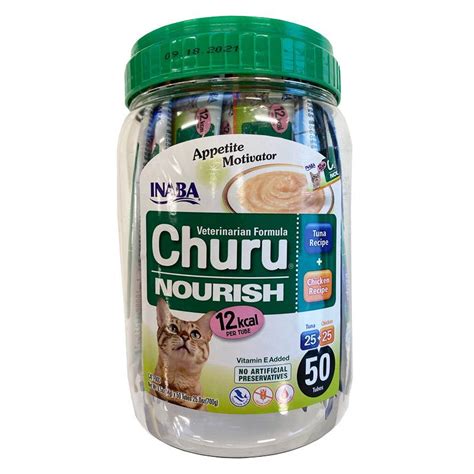 Grab old favorites or find a new one! Churu Nourish Tuna and Chicken Variety Pack Cat Treats, 50 ...