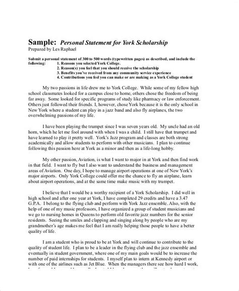 Sample Scholarship Essay Format