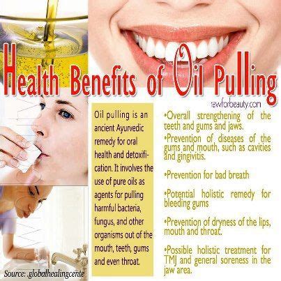 Oil Pulling Is A Detox Therapy Where You Take Tbsp Of Unrefined Sesame Oil Or Coconut Oil Into
