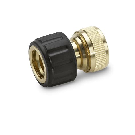 Brass Garden Hose Tap Connector 12 And 34 2 In 1 Female Threaded