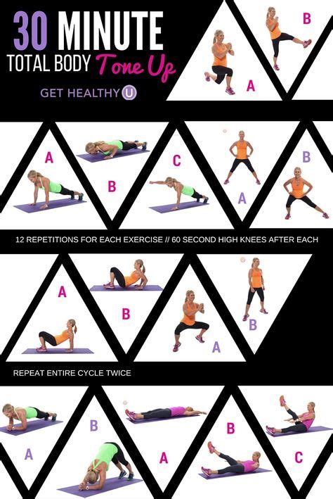 30 Minute Total Body Workout You Can Do Anywhere With Images Total