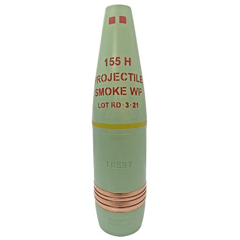 155mm M105 Nato Wp Smoke Artillery Projectile Inert Replica Inert