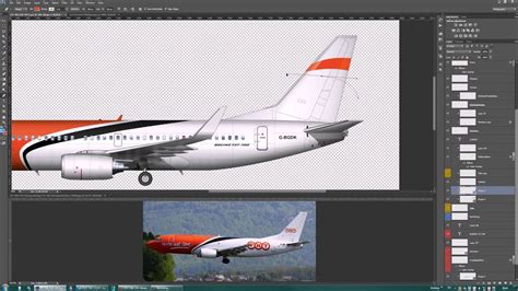 Airlines Livery Painting In Photoshop Tips Youtube