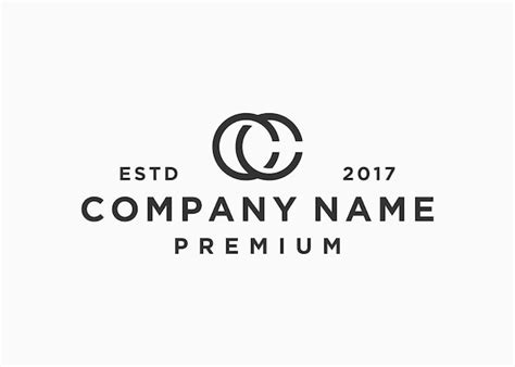 Premium Vector Letter Cc Logo Design Vector Illustration Template