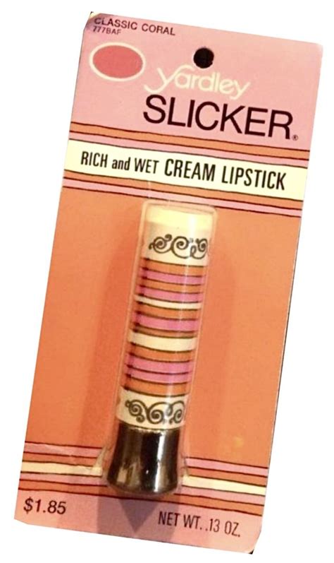 yardley “slicker” lipstick in original packaging late 1960 s