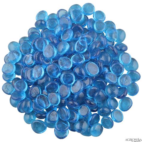 Aquarium Pebbles Sky Blue 1 Kg