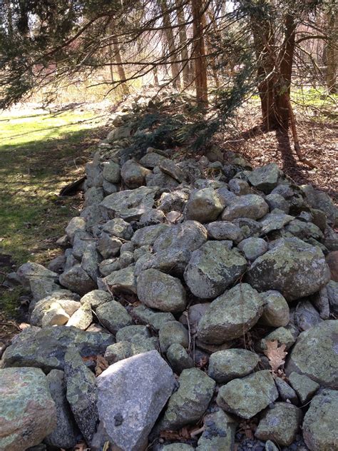 Connecticut Stone Wall Stone Wall Backyard Landscaping Designs