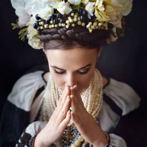 ukrainian women celebrate national pride with stunning traditional floral crowns