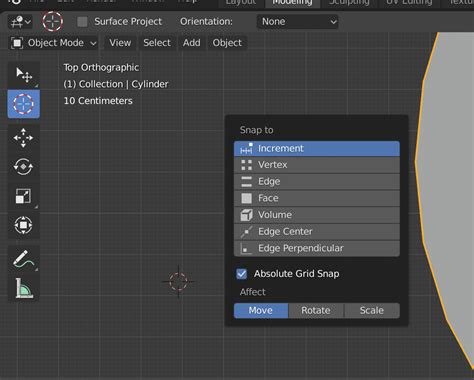 Auto Snap Cursor Grid Basics And Interface Blender Artists Community