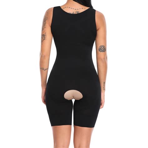 Slimbelle Women S Open Bust Open Crotch Bodysuit Seamless Body Shaper Tummy Control Shapewear