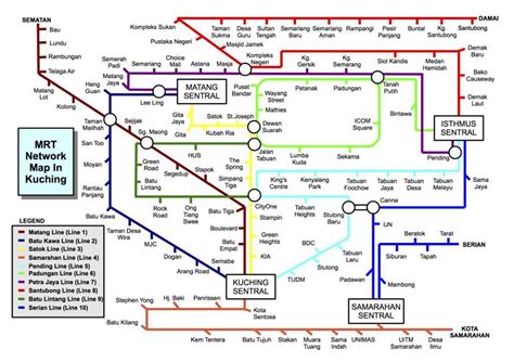 Kuching MRT Map revealed | KuchingBorneo