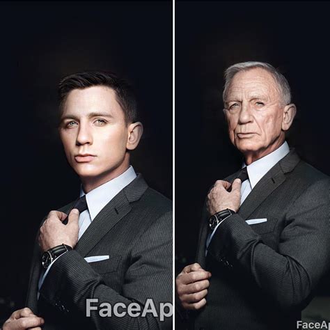 • all credits to the respective owners of the posted pictures. Young Daniel Craig and Old Daniel Craig : JamesBond