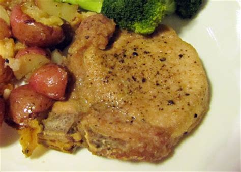 Turn chops over so each side gets a good soaking in the sauce, but keep the heat really low, basting chops with the mix of cream, mushrooms etc. Smells Like Food in Here: PW's Pan-Fried Pork Chops