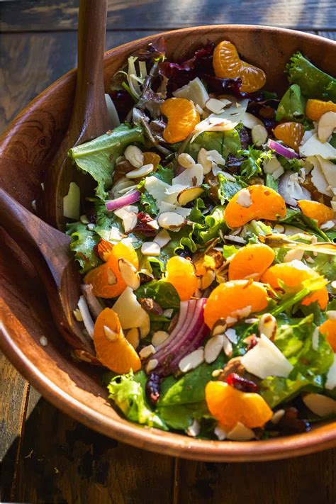 Orange Mandarin Salad - The Fit Peach