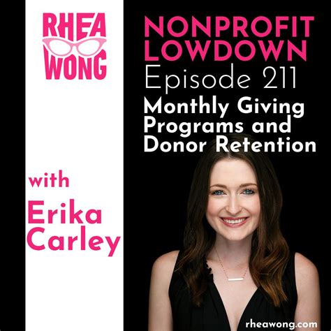 rhea wong on linkedin hey guys episode 211 of the nonprofit lowdown podcast is on fire