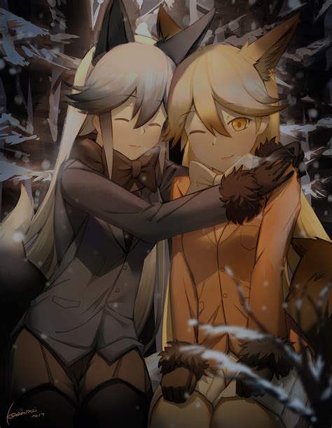 Ezo Red Fox And Silver Fox Kemono Friends Drawn By