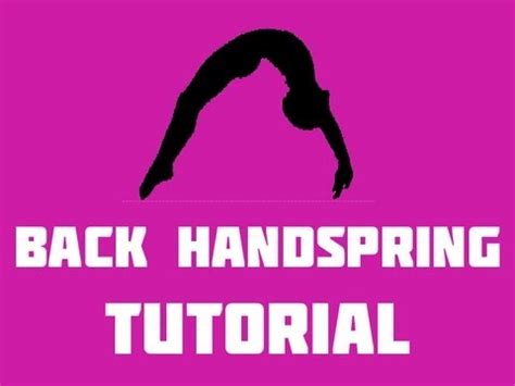 These cookies allow us to count visits, identify traffic sources, and understand how our services are being used so we can measure and improve performance. How to do a back handspring tutorial Part 2 - YouTube