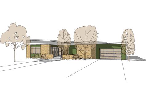 Updated Mid-Century Modern - 44074TD | Architectural ...