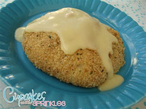 The creamy chicken filled center is wrapped with crescent dough, breaded and baked. Cupcake with Sprinkles: Chicken Pillows