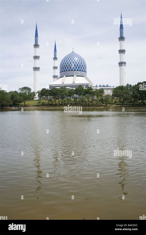 The Sultan Salahuddin Abdul Aziz Mosque Also Known As The Blue Mosque
